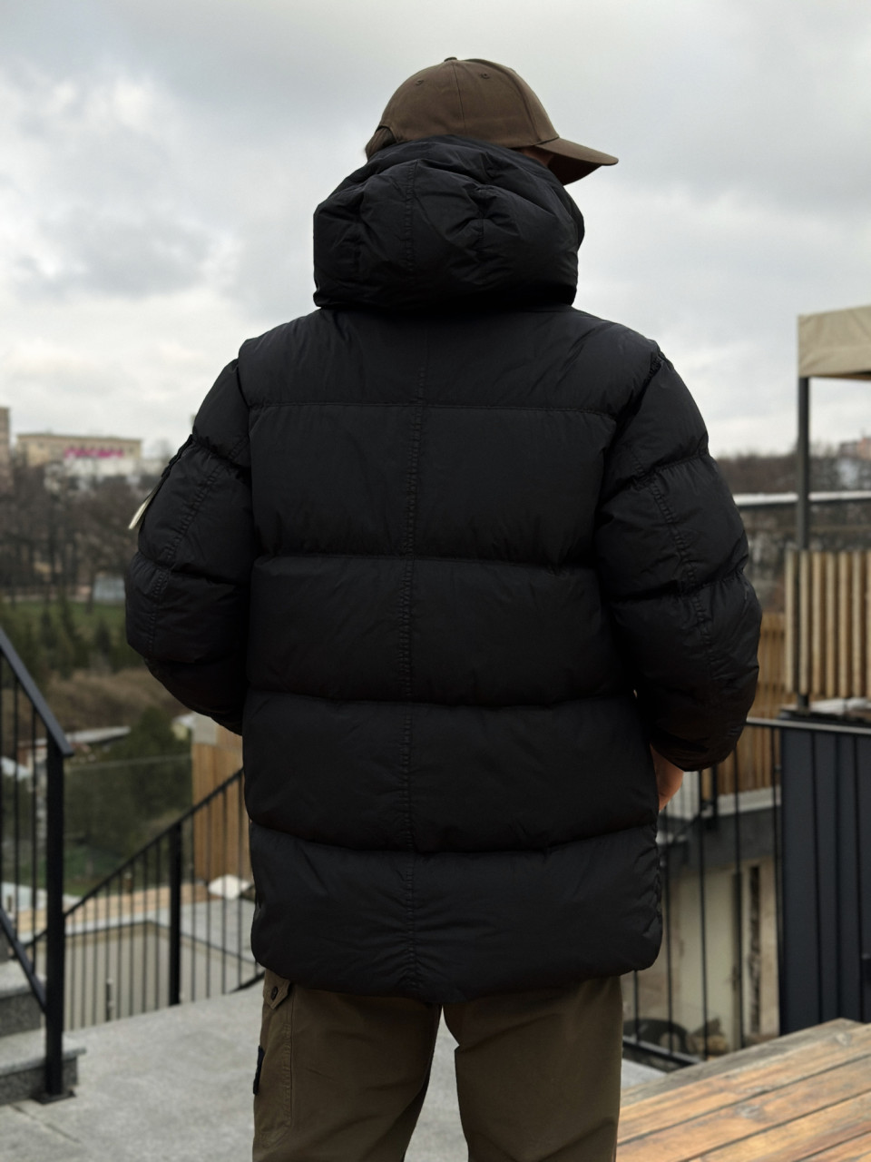 КУРТКА CRINKLE REPS down parka STONE ISLAND