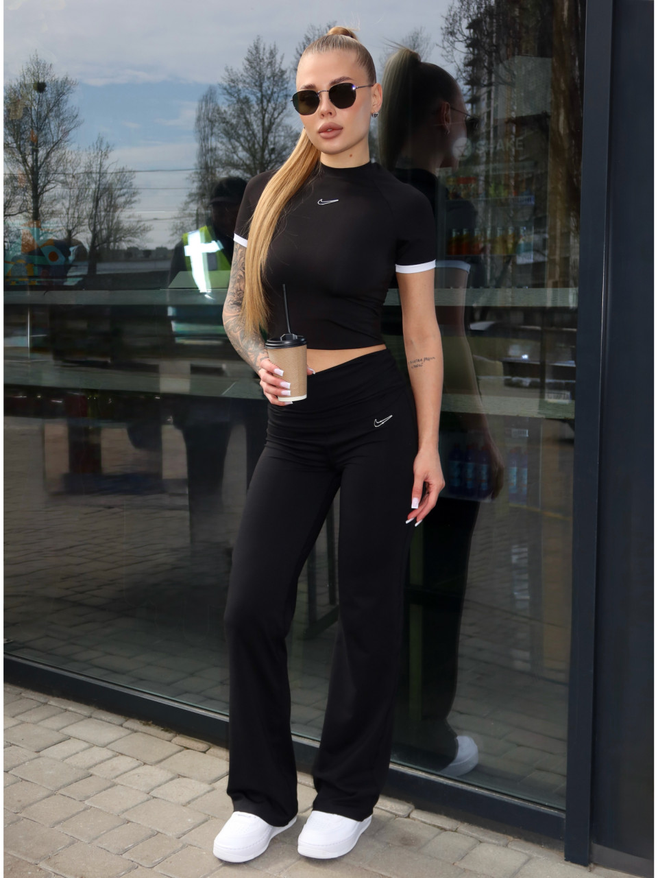 КОМПЛЕКТ ФУТБОЛКА ТА ШТАНИ W NK SS FITTED