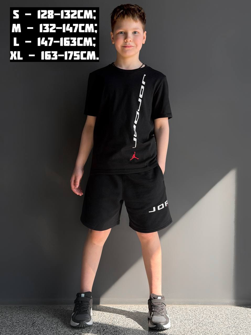КОМПЛЕКТ ФУТБОЛКА ТА ШОРТИ JDB JORDAN SPORT GFX SS