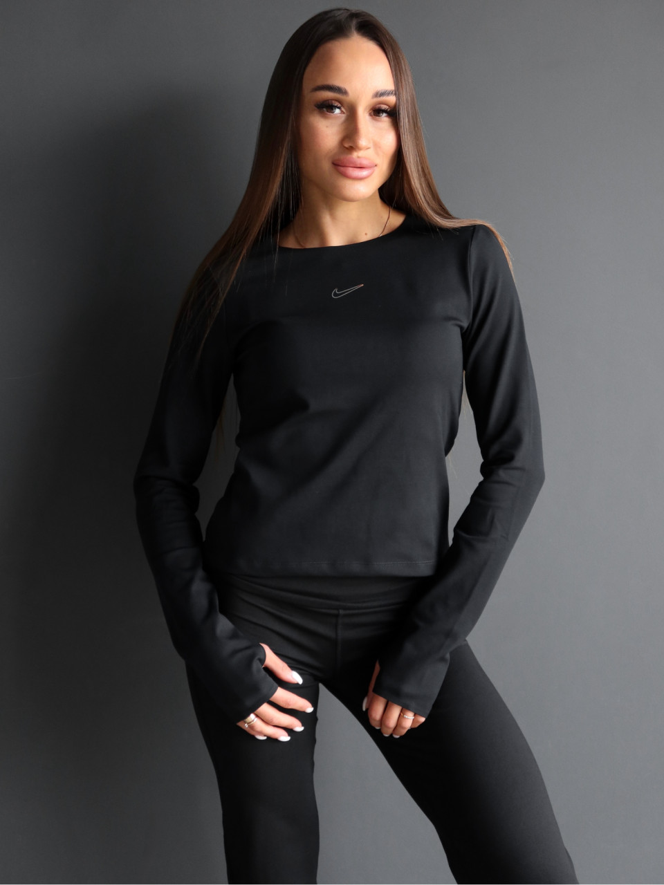 ЛОНГСЛІВ  W NK LS FITTED TOP GLS