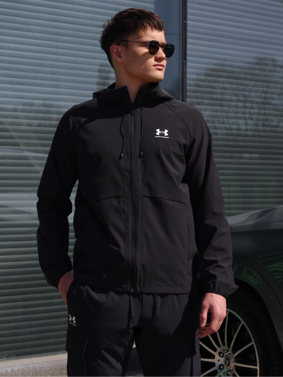 ВІТРІВКА/UA Vibe Woven Jacket