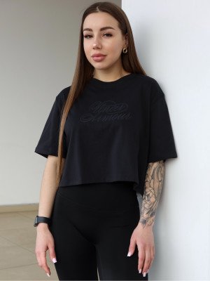 Футболка/UA W SCRIPTHEART CROP SS