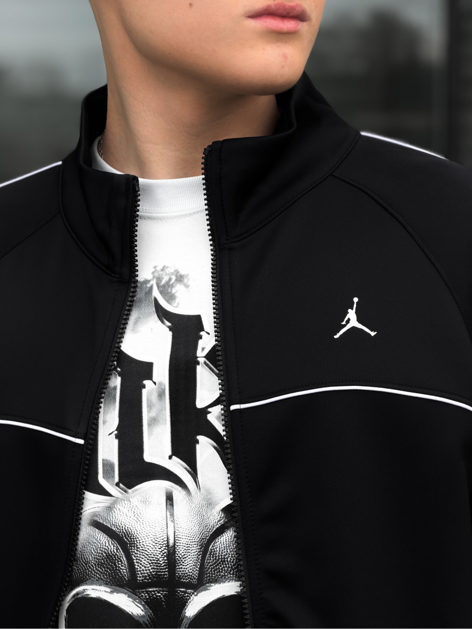 ТОЛСТОВКА  M J SPT TRACK SUIT JKT