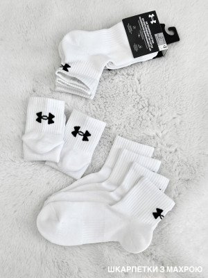 Шкарпетки/Unisex UA TC 3pk Qtr