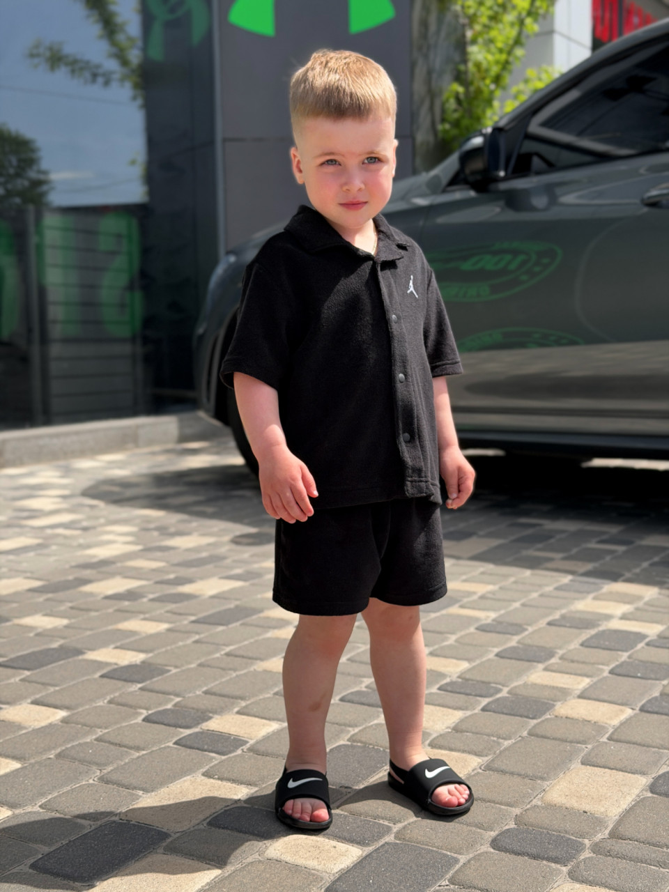 КОМПЛЕКТ:СОРОЧКА ТА ШОРТИ JDB TERRY CLOTH CAMP SET