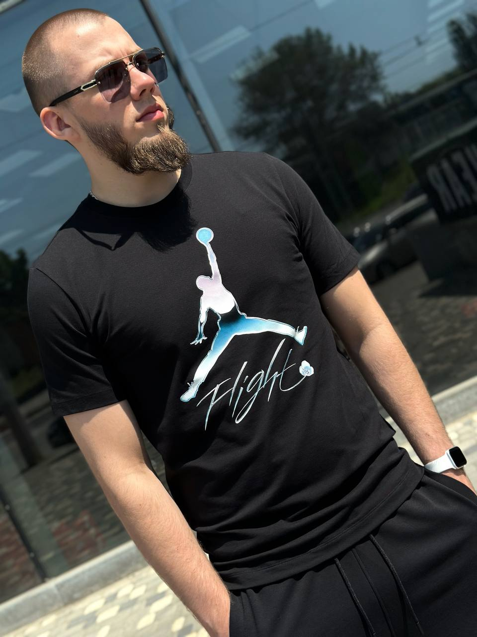 ФУТБОЛКА M J BRAND GRAPHIC SS CREW