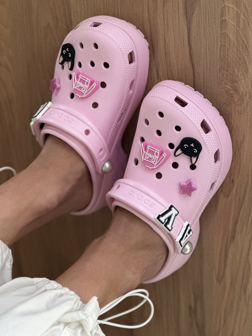 КЛОГИ Classic Platform Pearl Clog PkM
