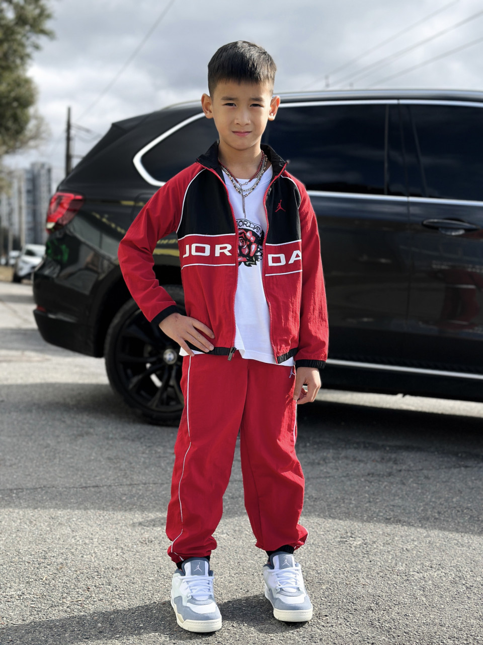 КОСТЮМ ДЕМІСЕЗОННИЙ СИНТЕТИЧНИЙ JDN JORDAN WIND BREAKER PIPING