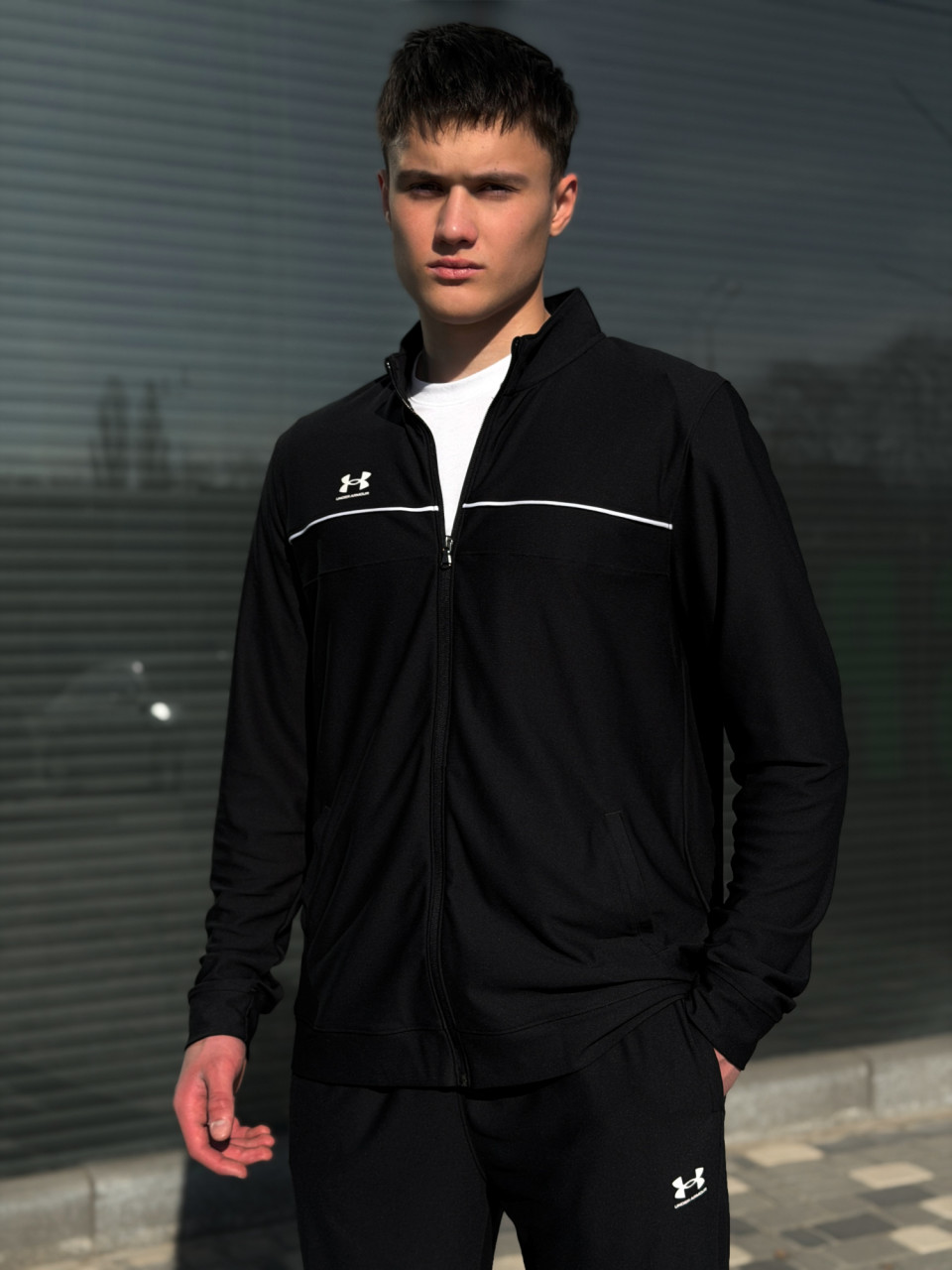 КОСТЮМ ДЕМІСЕЗОННИЙ СИНТЕТИЧНИЙ/UA M Challenger Tracksuit