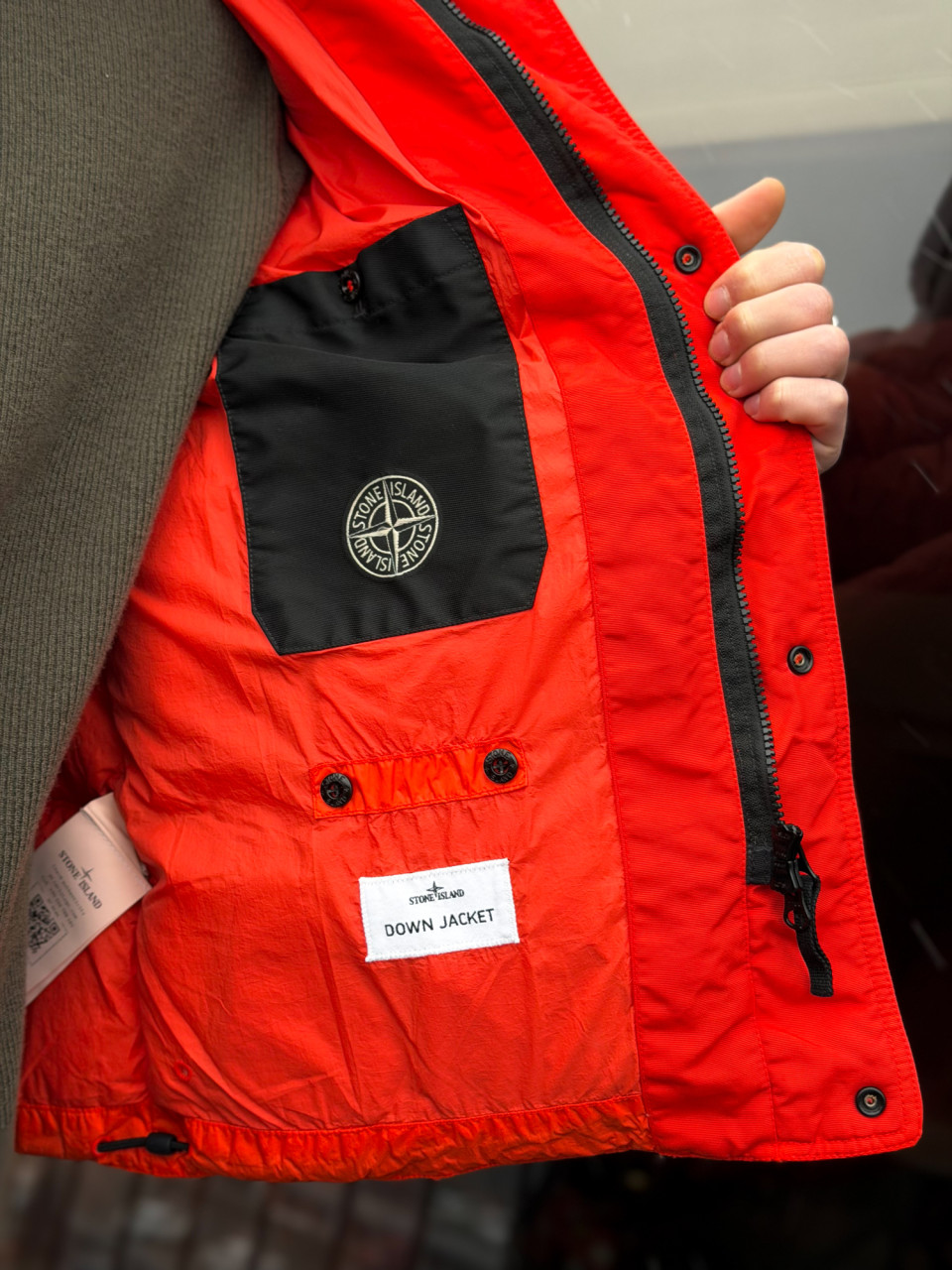 КУРТКА CRINKLE REPS down parka STONE ISLAND