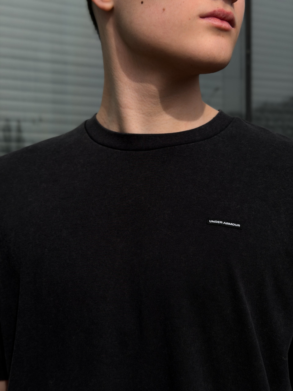 Футболка/UA M HW OS LOGO WASH SS